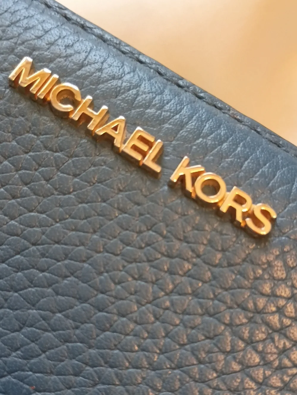 Michael Kors Teal Blue Zip-Around Wristlet Wallet